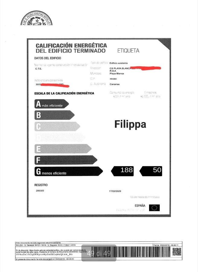 Vivienda Vacacional Filippa Playa Blanca  Esterno foto